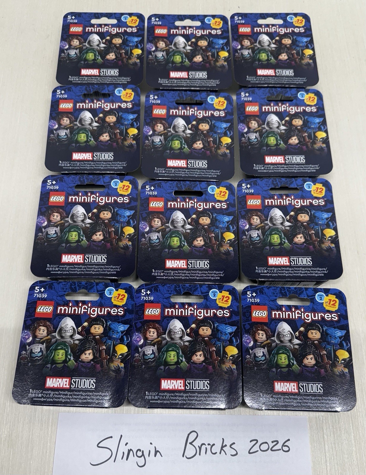 LEGO MARVEL Series 2 Collectible Minifigures 71039 Complete Set of 12 NEW SEALED