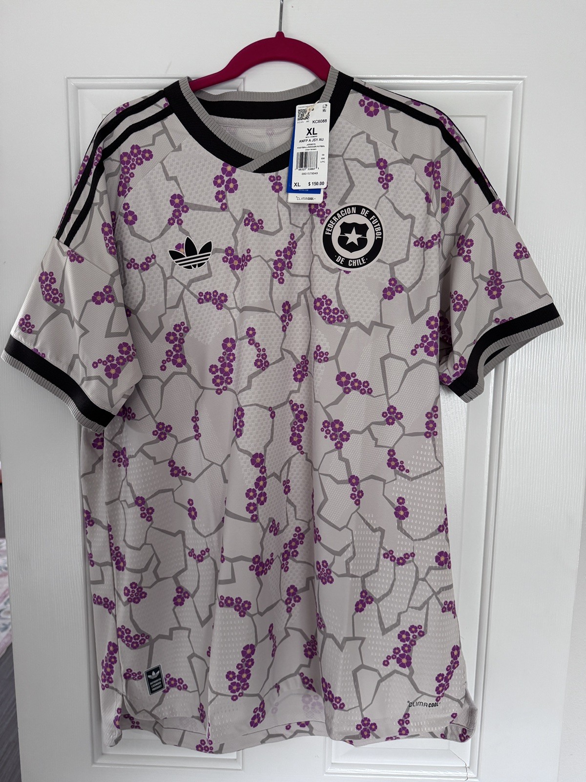 NWT Adidas Authentic Chile National Away Third Jersey Player Version KC6088 NWT Adidas Authentic Chile National Away Third Jersey Player Version KC6088