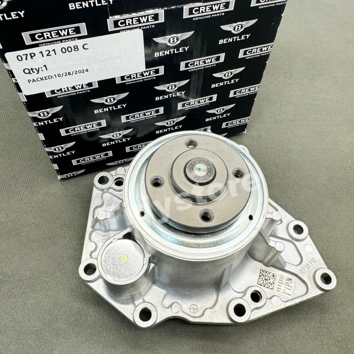 NEW Coolant Water Pump For 2017-2020 Bentley Bentayga 6.0L W12 07P121008A/B/C