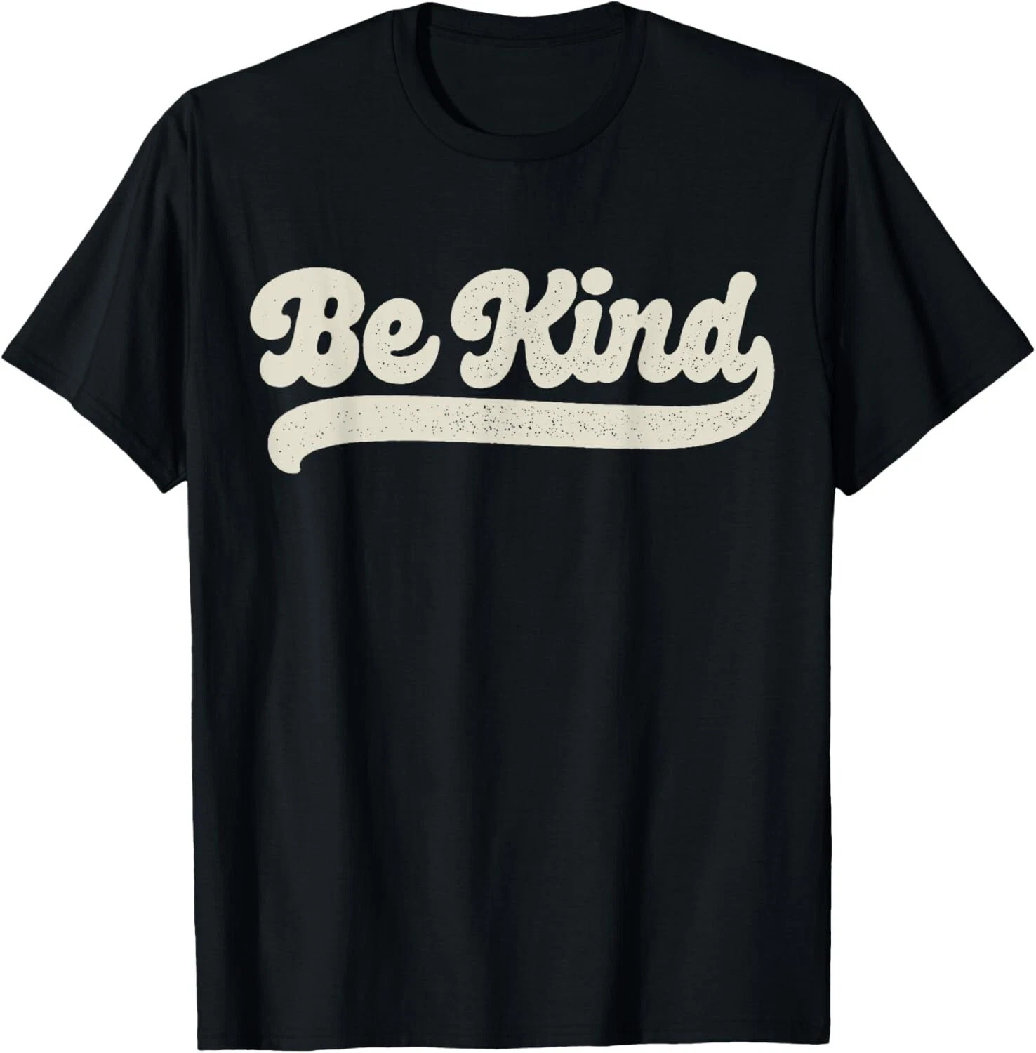 New Be Kind Positive Inspirational Kindness Retro T-Shirt One Size