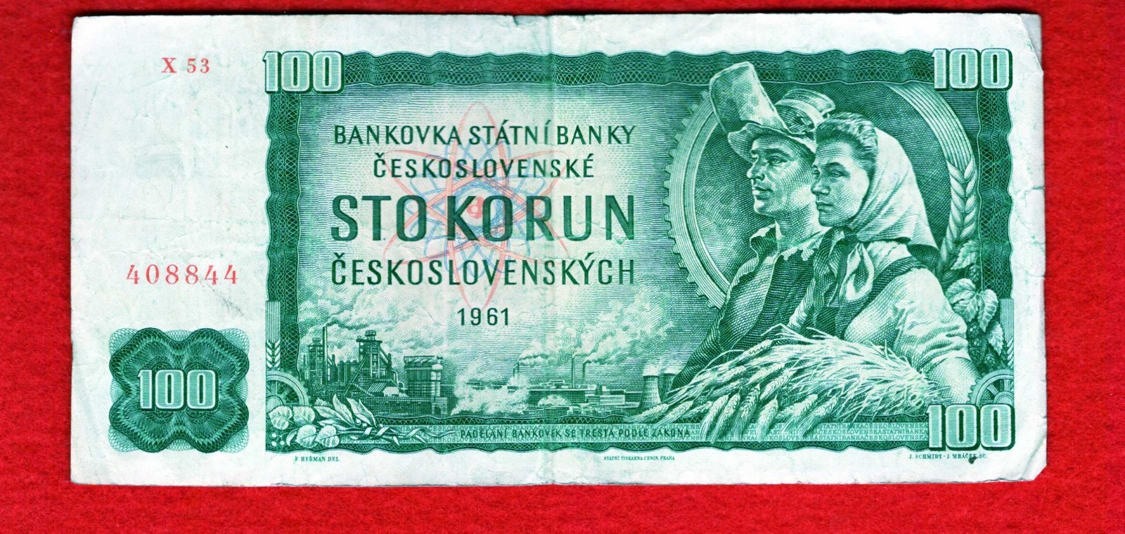 Czechoslovakia- 100 Korun- 1961