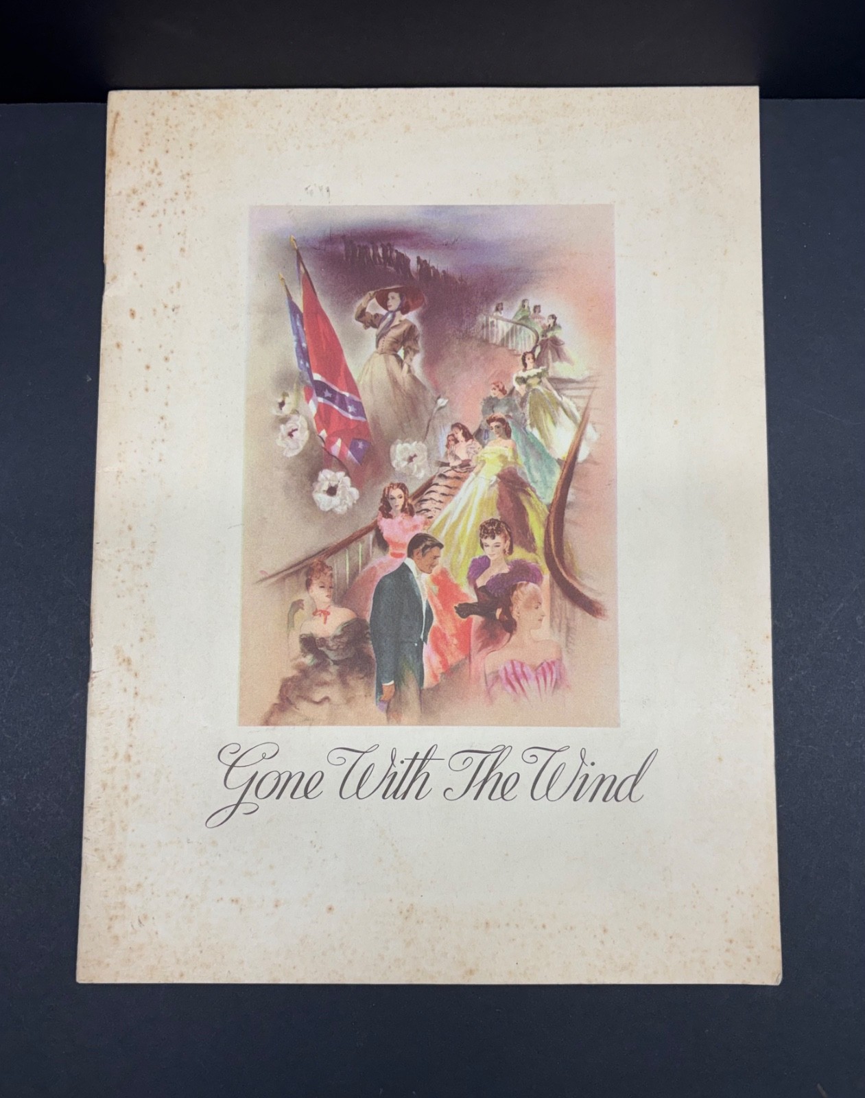 Vintage Gone With The Wind Movie Theater Program 1939 with 2 1940 Stubs