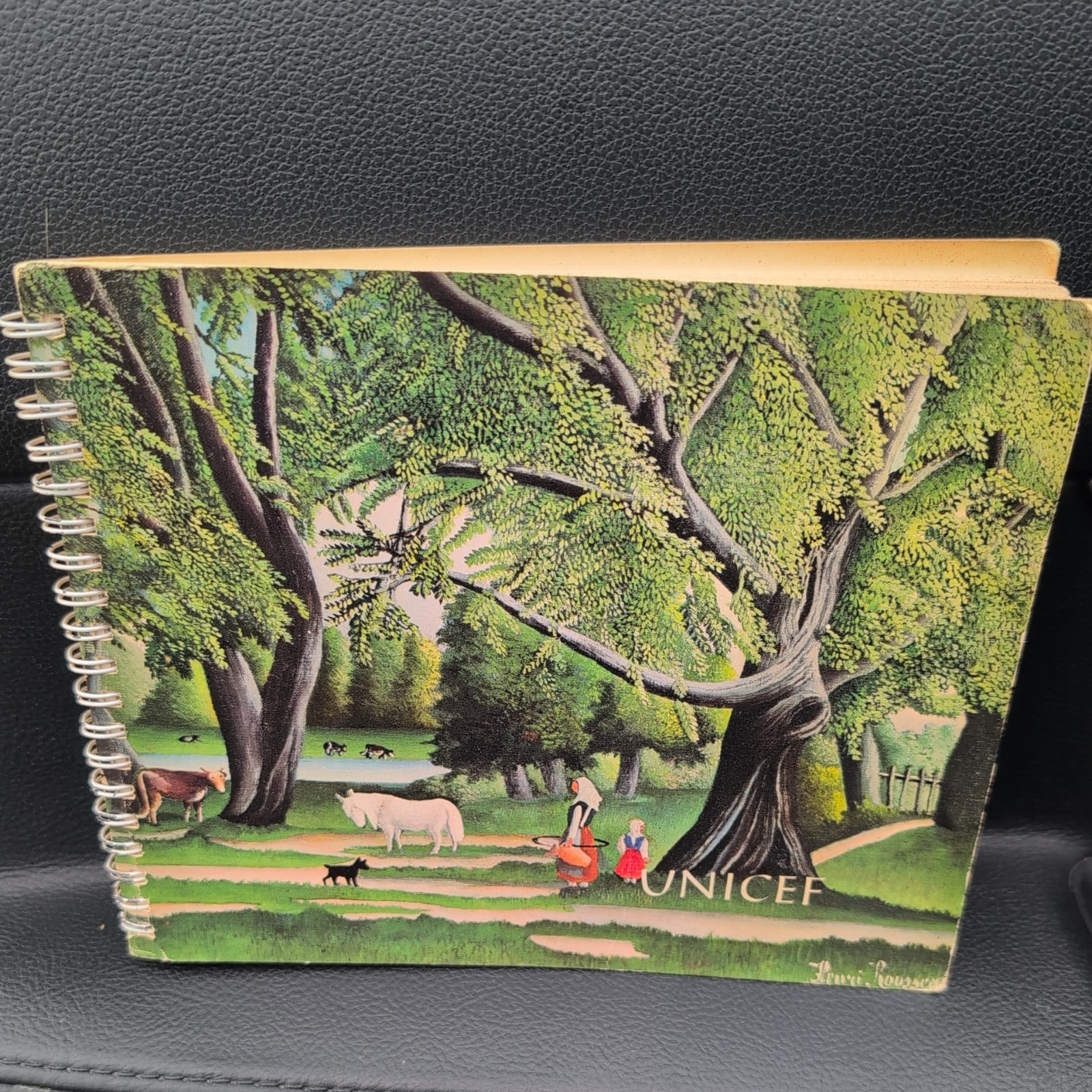 Vintage 1974 UNICEF Spiral Bound Daily Planner Diary Calendar Art Book unused Vintage 1974 UNICEF Spiral Bound Daily Planner Diary Calendar Art Book unused