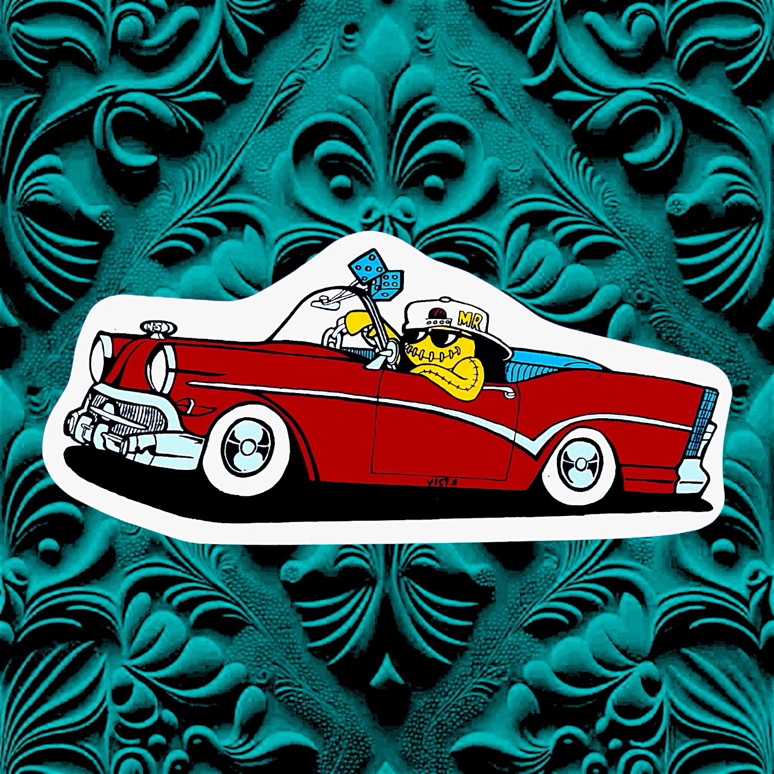 Vintage 1980’s Mario Rubalcaba Lowrider Skateboarding Sticker 2” X 4.1” Vintage 1980’s Mario Rubalcaba Lowrider Skateboarding Sticker 2” X 4.1”