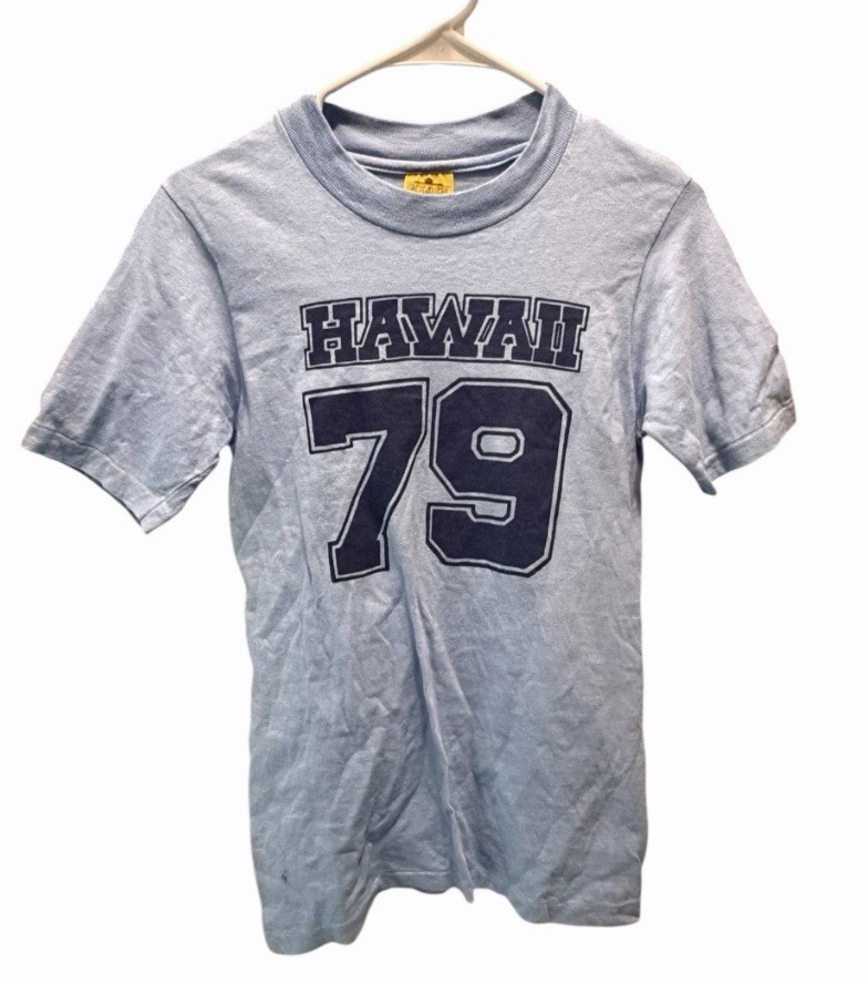 Vintage 80’s Hawaii 79 Men’s T Shirt Size Small Made In USA Single Stitch 