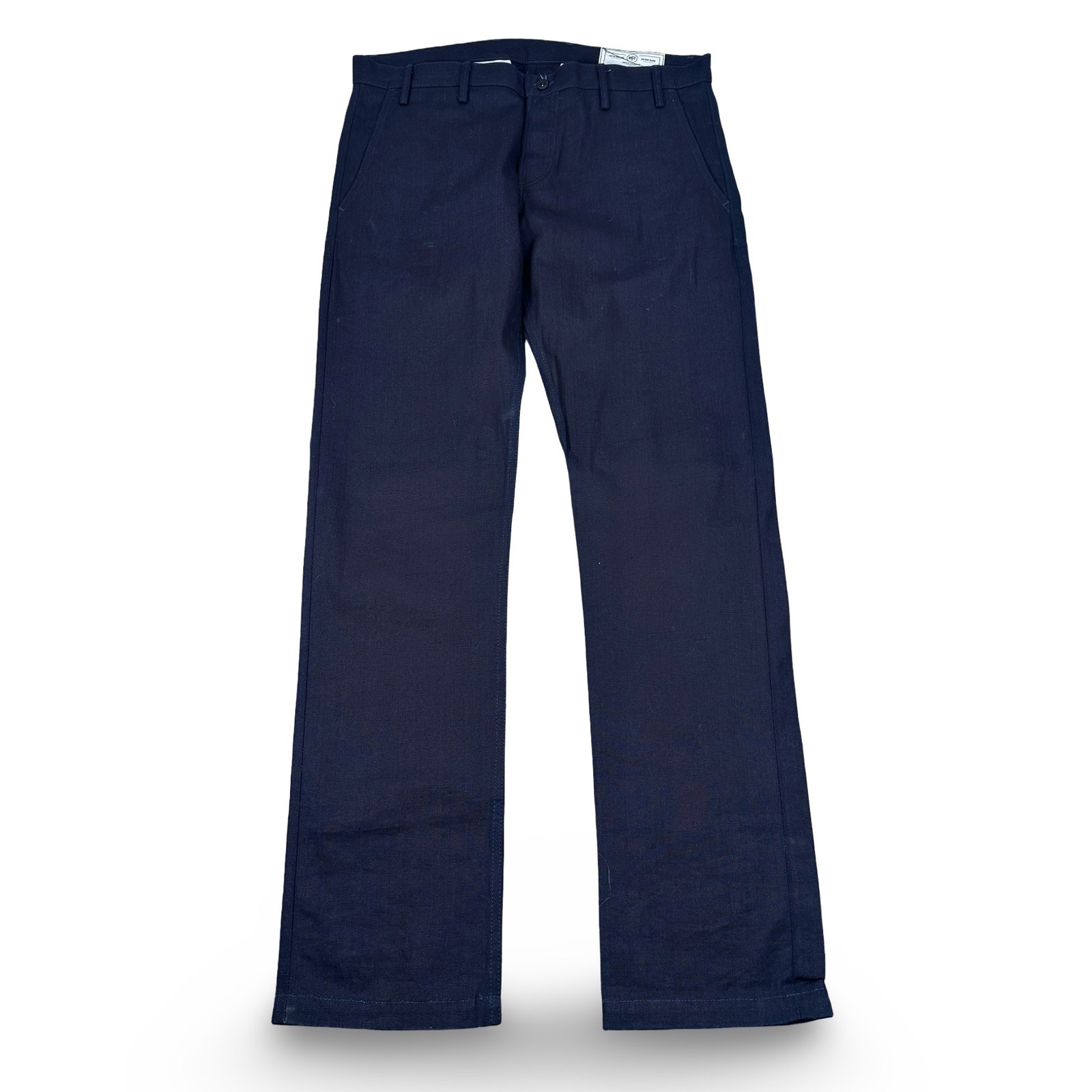 Rogue Territory RGT Officer Trouser Slim Taper Indigo Blue Selvedge Pants Men 36