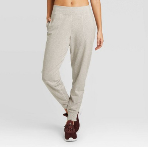 Women\'s Brushed Jersey Jogger Pants -JoyLab -Heather Gray -Various Sizes -S719+