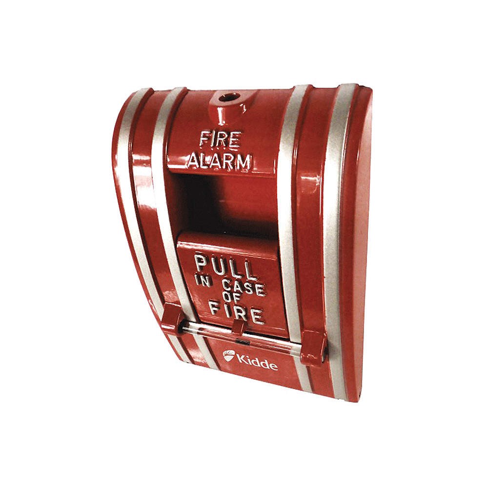 KIDDE K-270-SPO Fire Alarm Pull Station,Red,2-15/32\