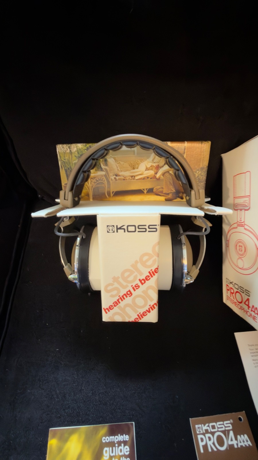 KOSS PRO 4AAA Professional Headphones Vintage 1977 RARE