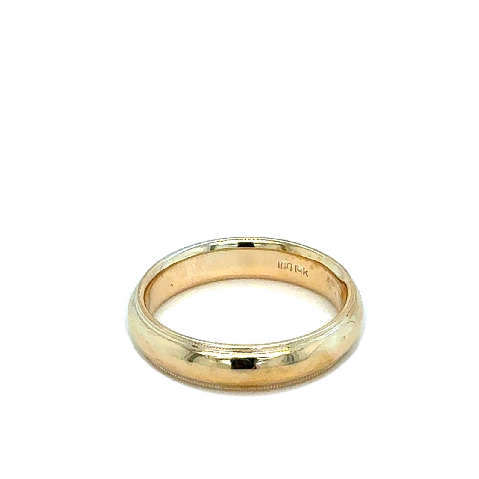 14K Yellow Gold Men’s Wedding Band – Size 9.5 – Approx. 6.7 Grams