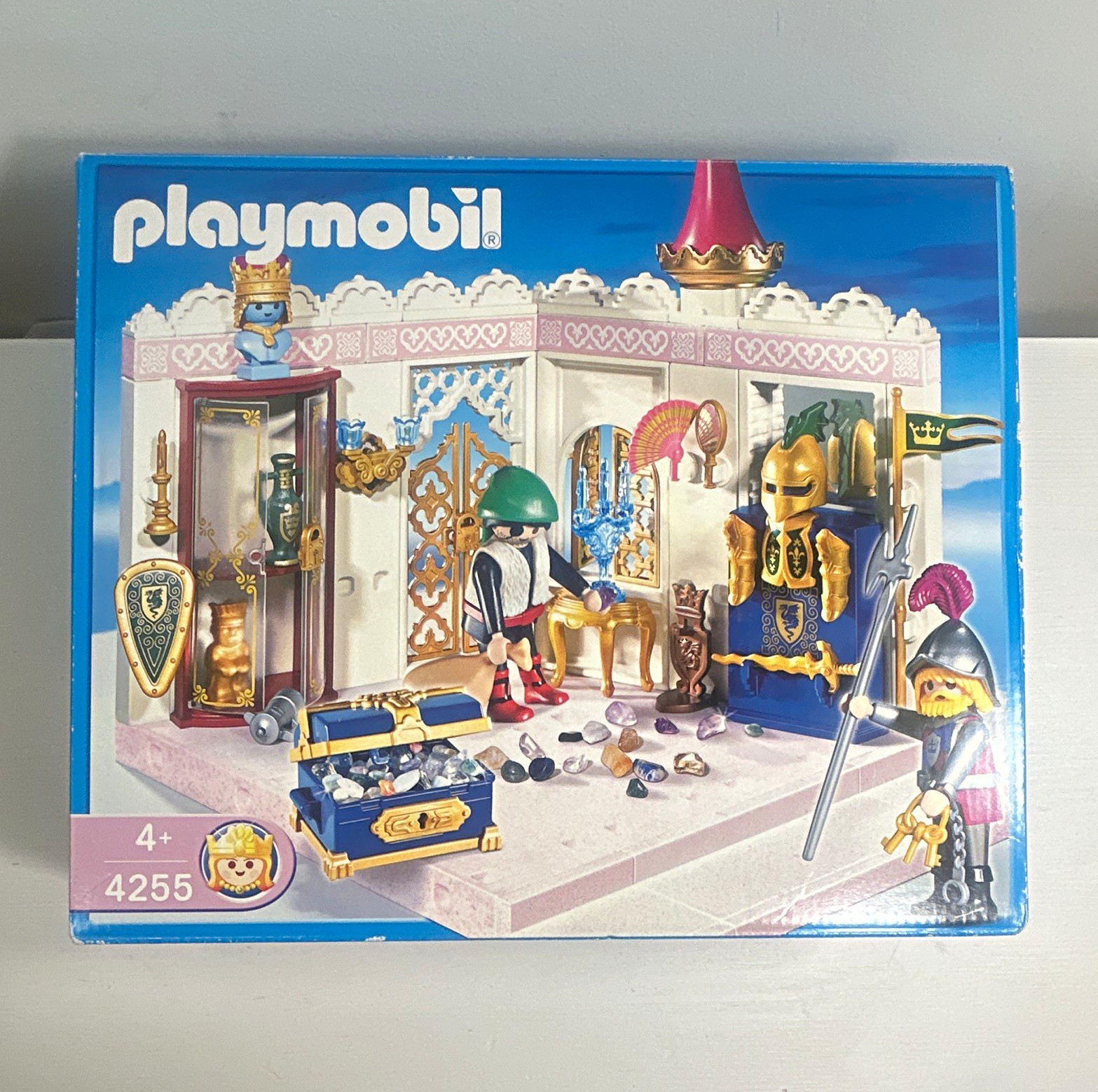 Vintage PLAYMOBIL Magic Castle Royal Treasury Set (4255) – New In Box NIB, Rare