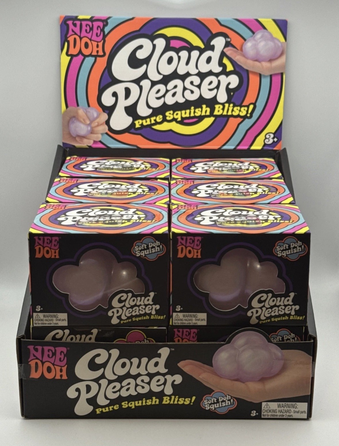 Full Case of (12) NeeDoh Cloud Pleaser Viral Rare