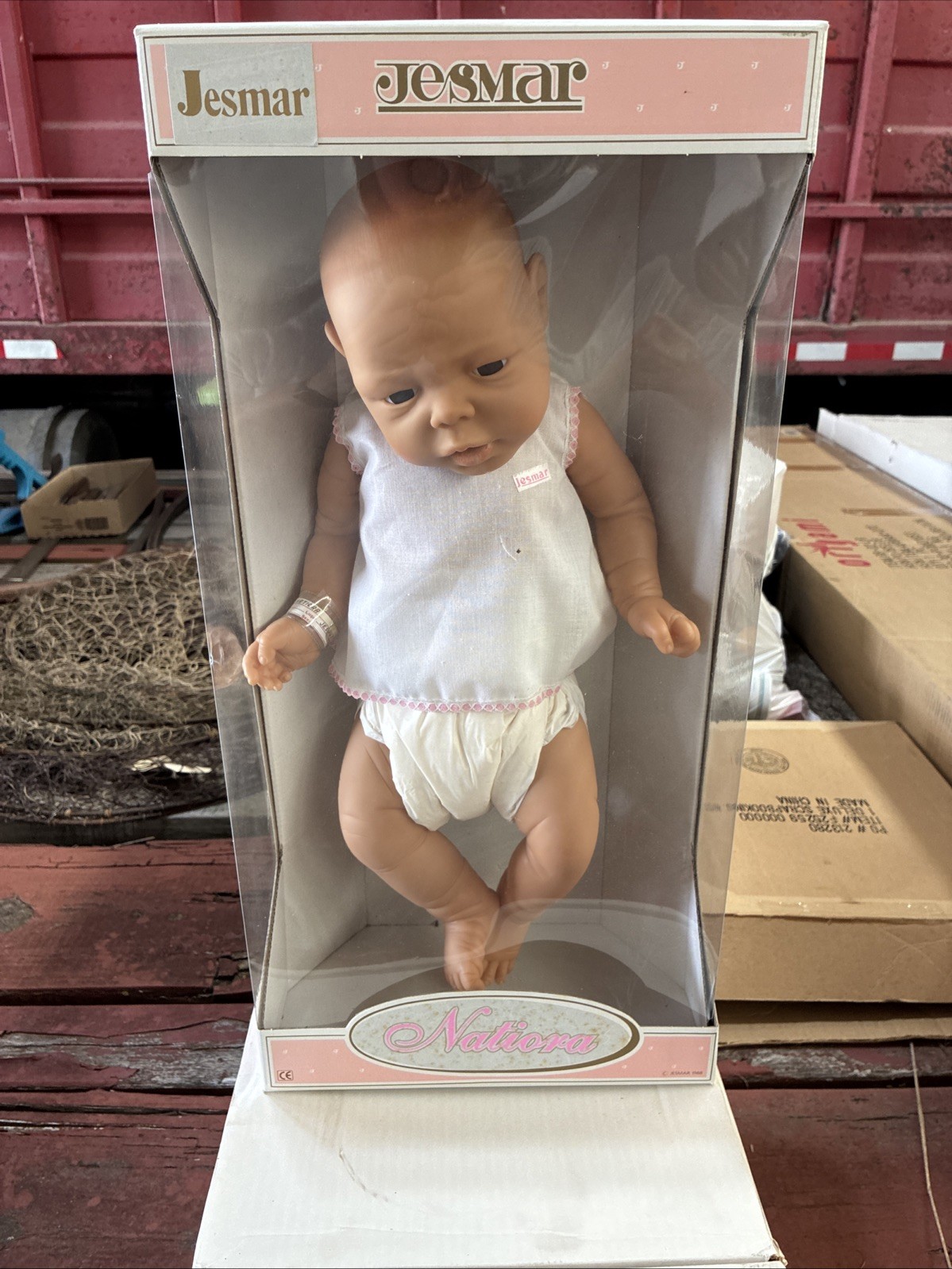 VTG JESMAR Boutique Natiora Newborn Baby Doll Made Spain - NEW in Box VTG JESMAR Boutique Natiora Newborn Baby Doll Made Spain - NEW in Box