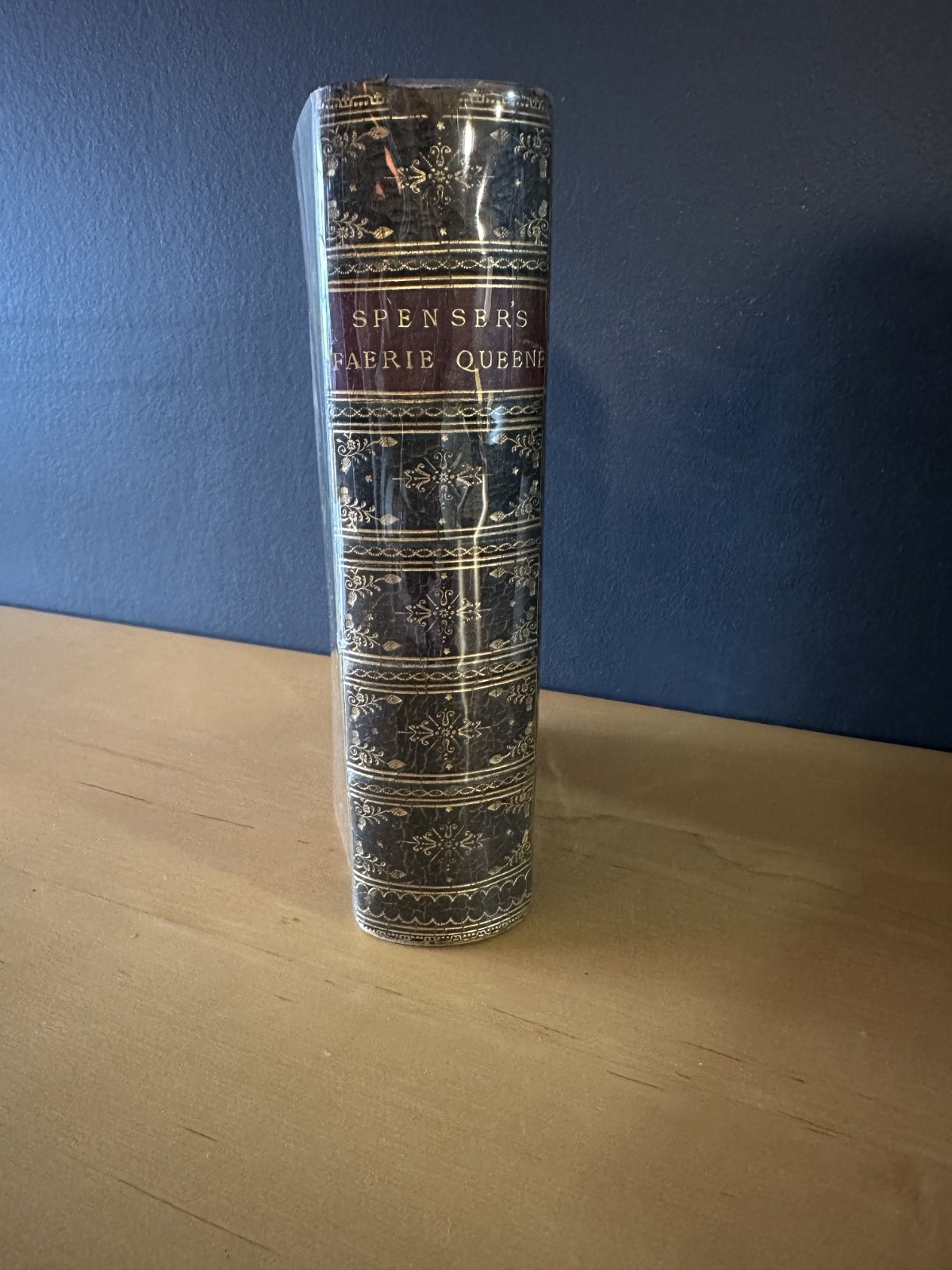 The Faerie Queene Edmund Spenser 1869 Half Calf Leather Binding VERY GOOD