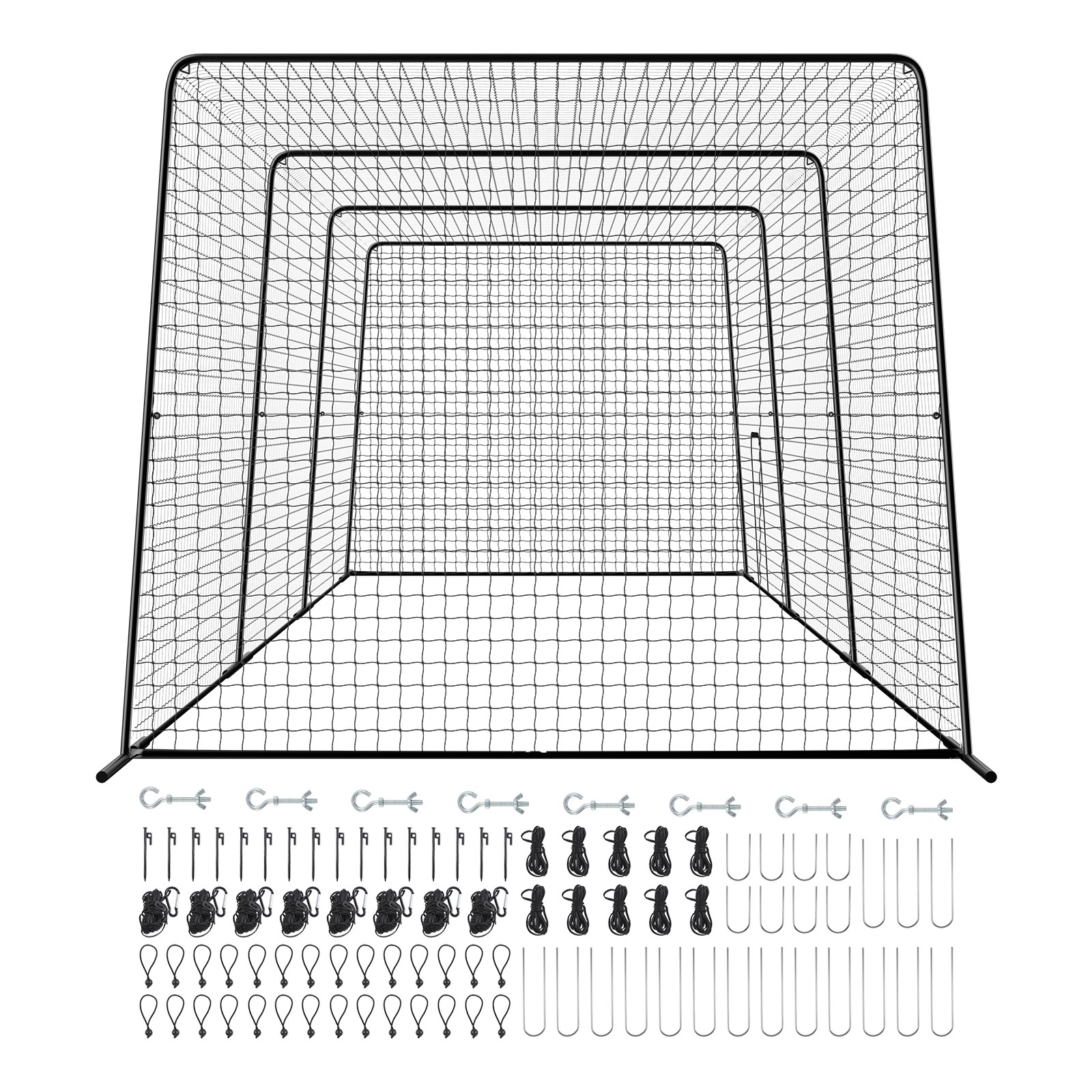 Uimoso Baseball Batting Cage 39.4 x 12.1 x 10.2FT for Indoor and Outdoor Use