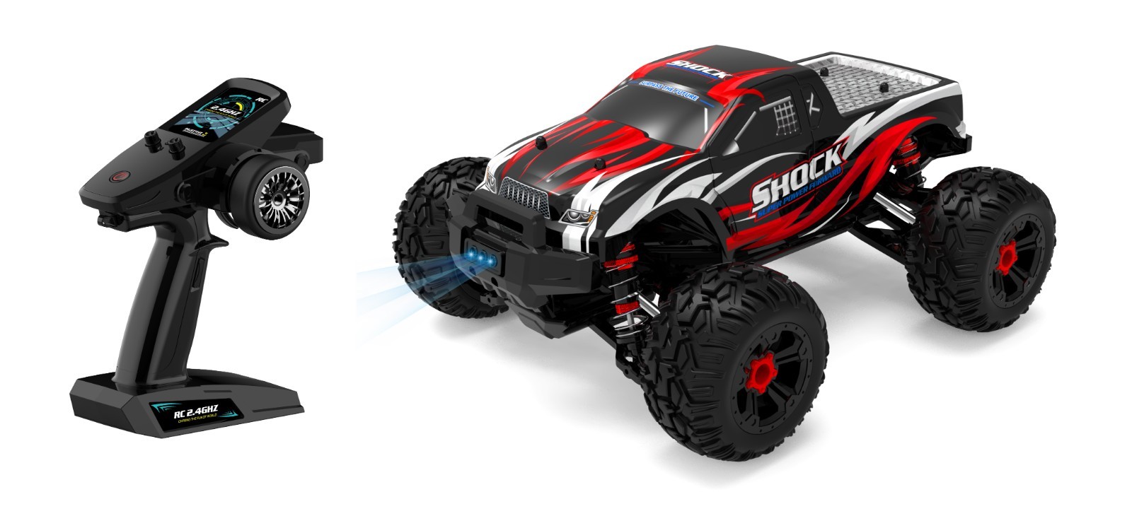 1:16 Full-Scale 4WD High-Speed Off-Road Car (Brushless, 55 km/h) 1:16 Full-Scale 4WD High-Speed Off-Road Car (Brushless, 55 km/h)