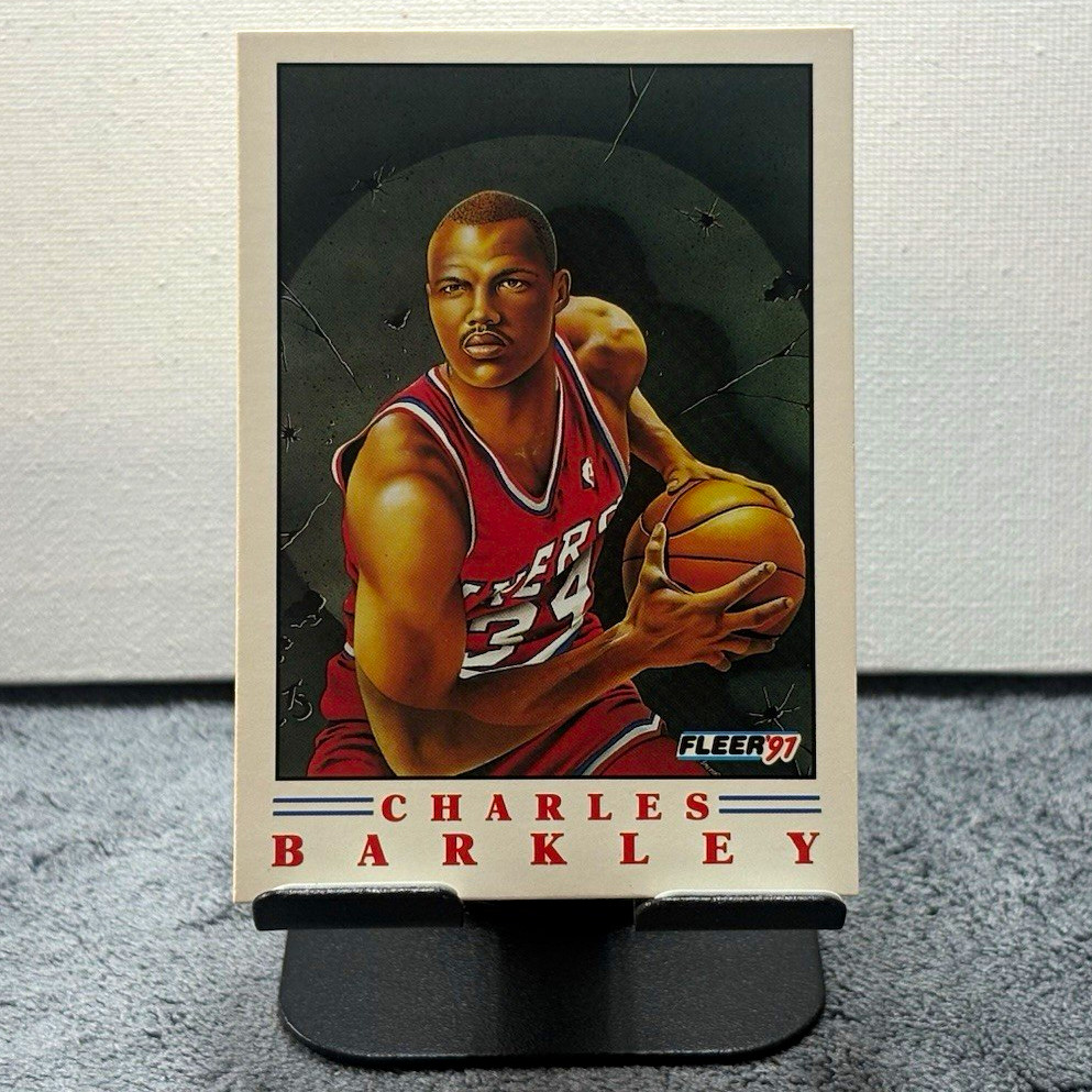 1991-92 Fleer Pro Vision Insert #3 Charles Barkley 76ers Basketball