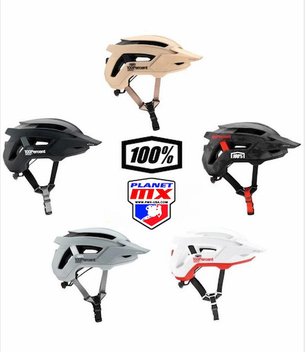 100% Altis Helmet Trail Mountain Bike Breathable Washable Lightweight S/M - L/XL