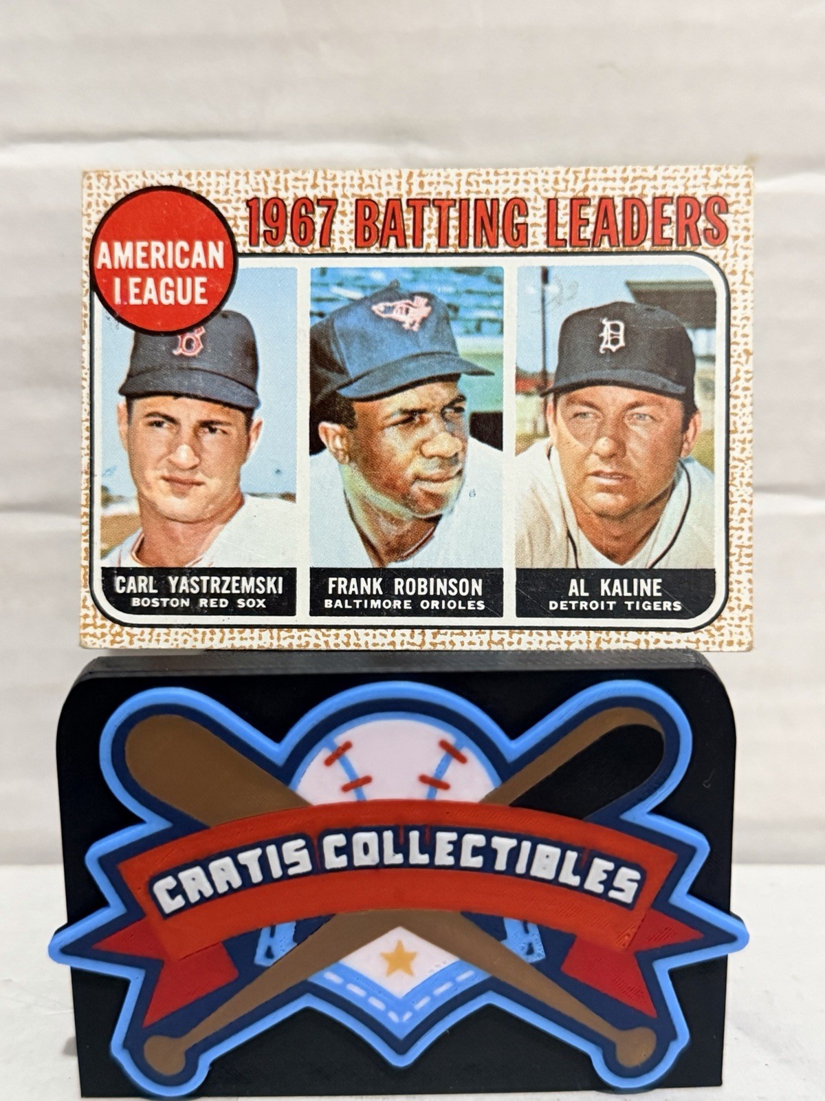 1968 Topps - League Leaders #2 Carl Yastrzemski, Al Kaline, Frank Robinson 1968 Topps - League Leaders #2 Carl Yastrzemski, Al Kaline, Frank Robinson