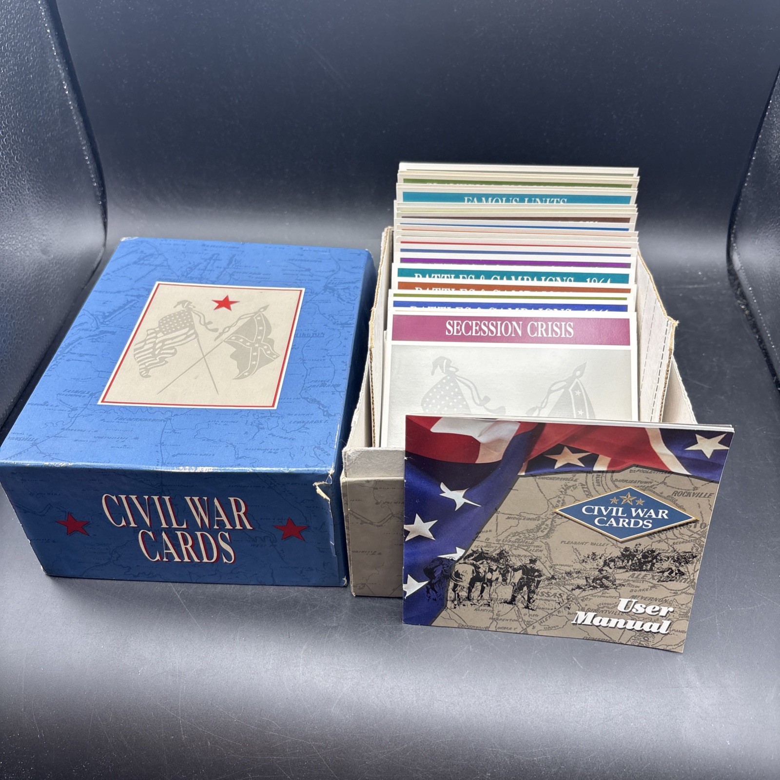 1993 Atlas Editions Civil War Collector Card Set - 20 Sections