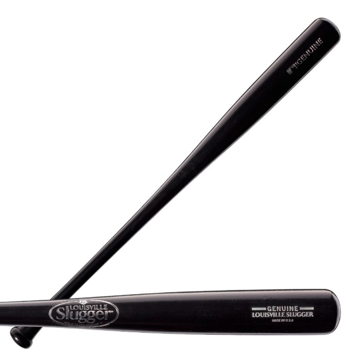 Louisville Slugger Genuine Mix Black Wood Baseball Bat - 34