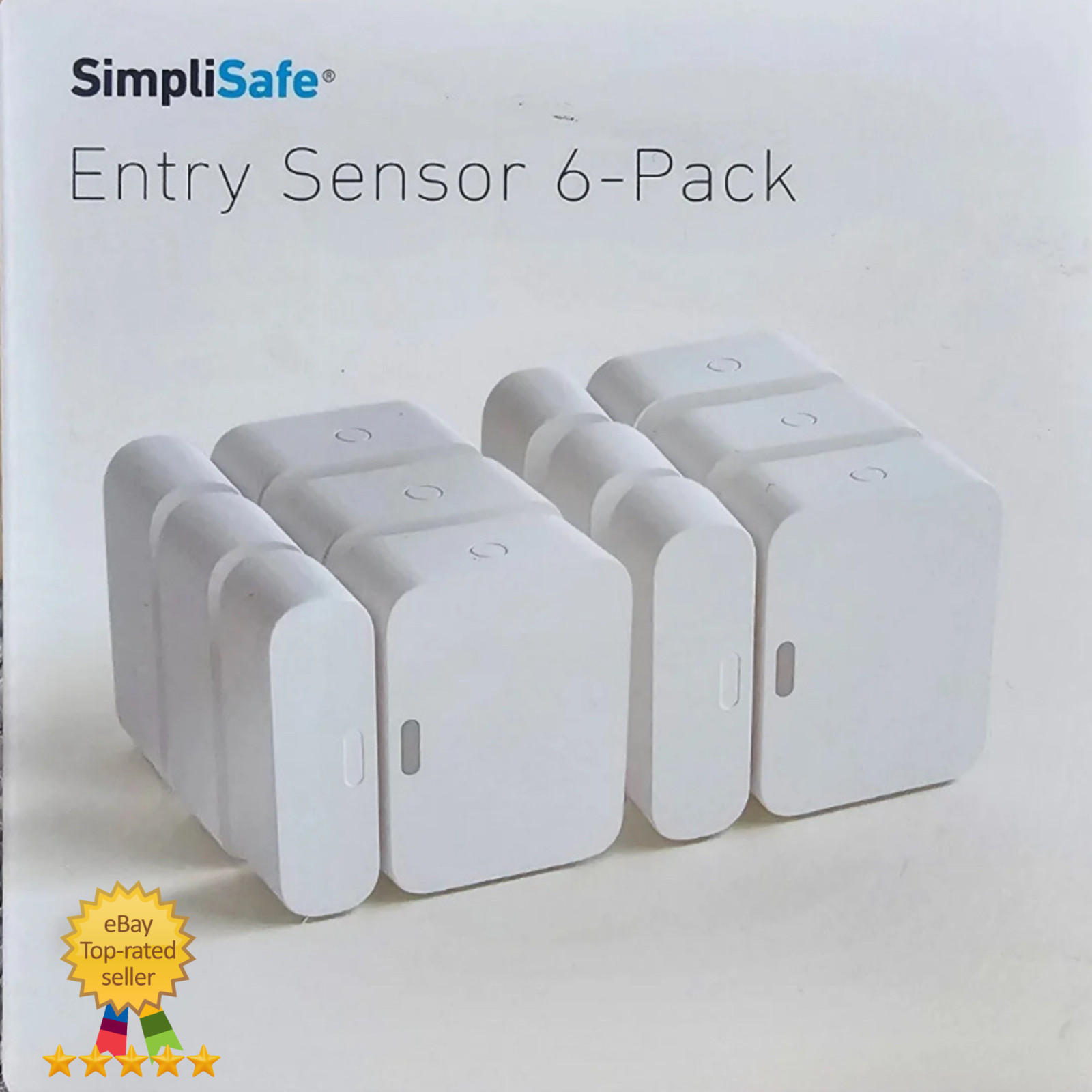 NEW 6 PK SimpliSafe Home Security LATEST Gen3 Window/Door Entry Sensor ES3 White