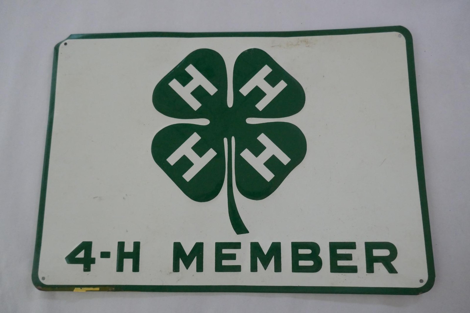 Vintage Original 4H Sign