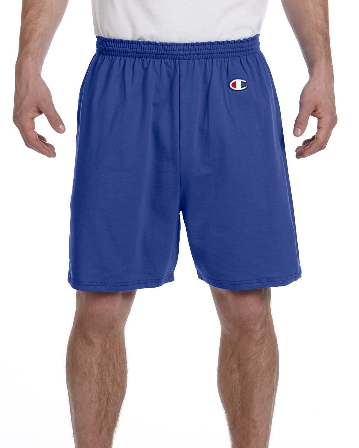 Champion Adult Gym 100% Cotton Jersey Full Athletic Fit Shorts 8187 S-3XL