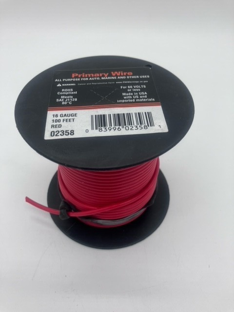 16 Gauge Primary Wire 100% Fine-Stranded Copper Made in the USA NOT CCA