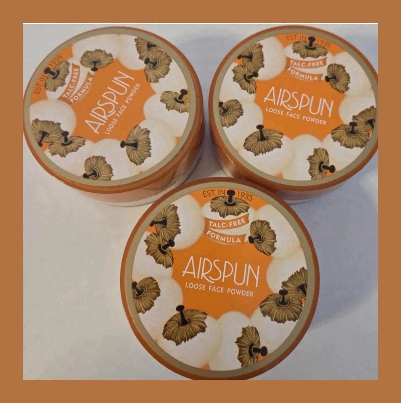 3 X Coty Airspun Loose Face Powder, 1.2 oz Each Translucent Coverage Talc Free 3 X Coty Airspun Loose Face Powder, 1.2 oz Each Translucent Coverage Talc Free