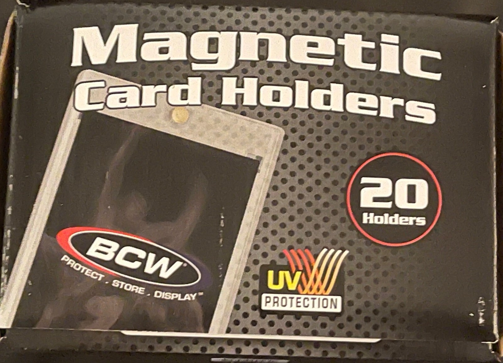 BCW Brand 35pt Magnetic One Touch Box of 20 Holders UV  1-MCH-35- 