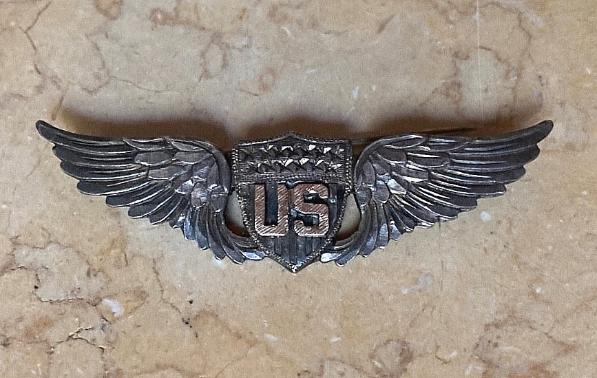 RARE WWI US ARMY AIR SERVICE PILOT WINGS JEWELER MADE 2” SWEETHEART / SHIRT PIN RARE WWI US ARMY AIR SERVICE PILOT WINGS JEWELER MADE 2” SWEETHEART / SHIRT PIN