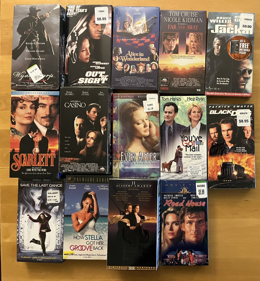 Vintage VHS lot 14 Videos - All Factory Sealed Vintage VHS lot 14 Videos - All Factory Sealed