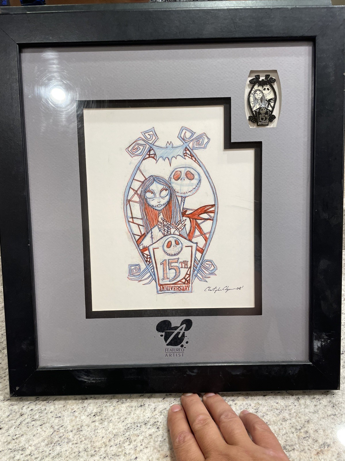 Tim Burton’s The Nightmare Before Christmas 15th Anniversary sketch print 