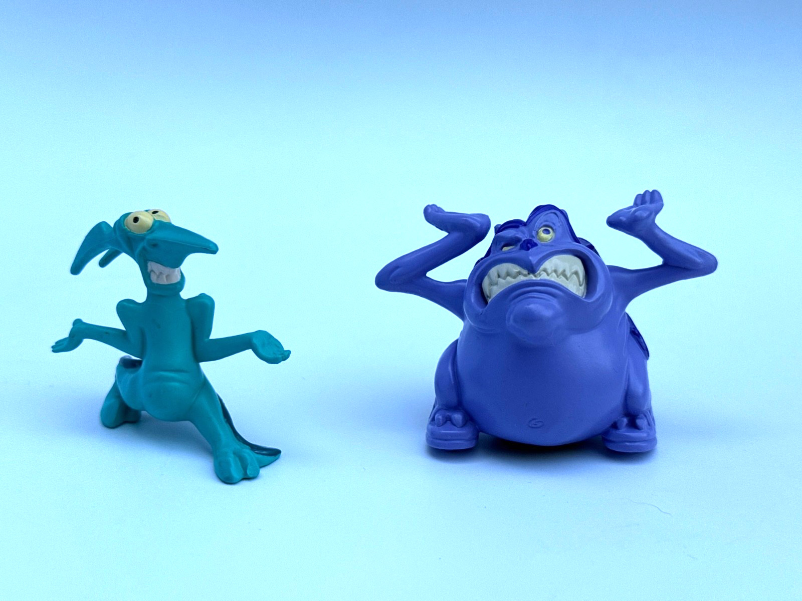 Vintage 1997 Disney Hercules Pain & Panic Mattel Toy Action Mini Figure Set Rare