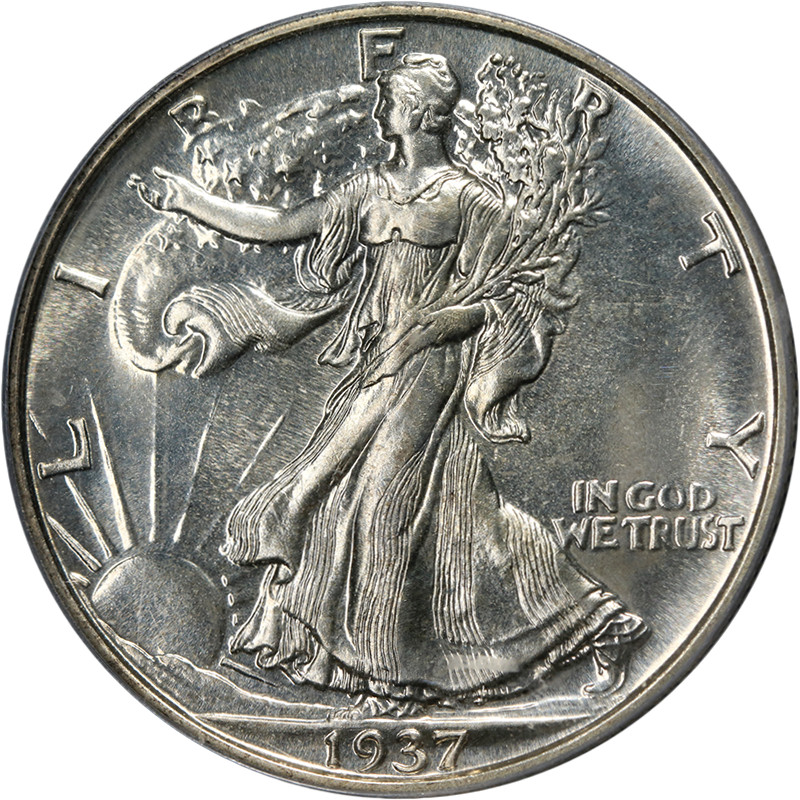 1937 Walking Liberty Half Proof PCGS PR66 Superb Eye Appeal Strong Strike