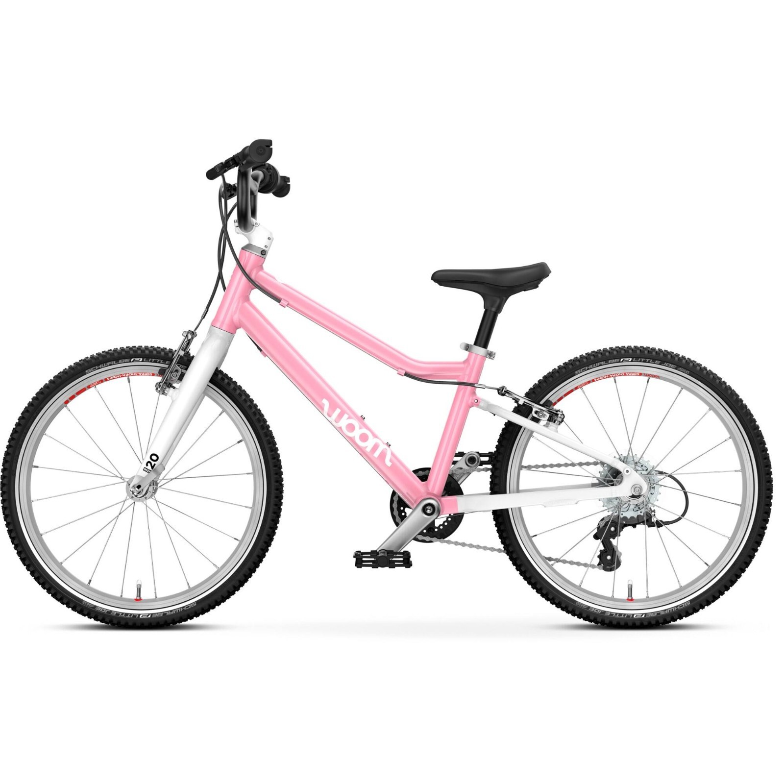 Woom GO 4 20 Inch Kids\' Bike 7-Speed Lightweight Aluminum Frame New 20 Inch Kids