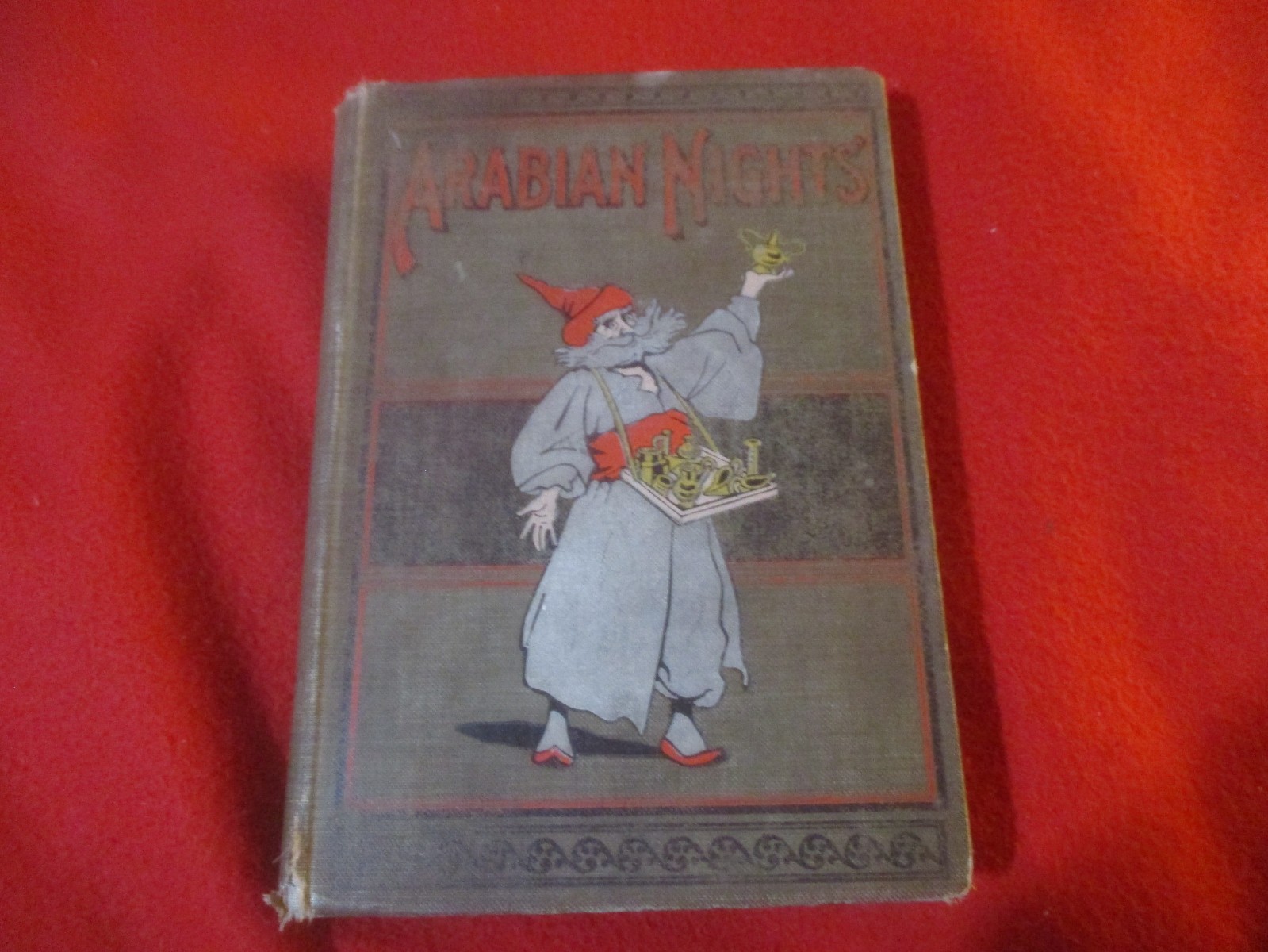 Antique Arabian Nights Book Manhattan Press with 70 Illustrations