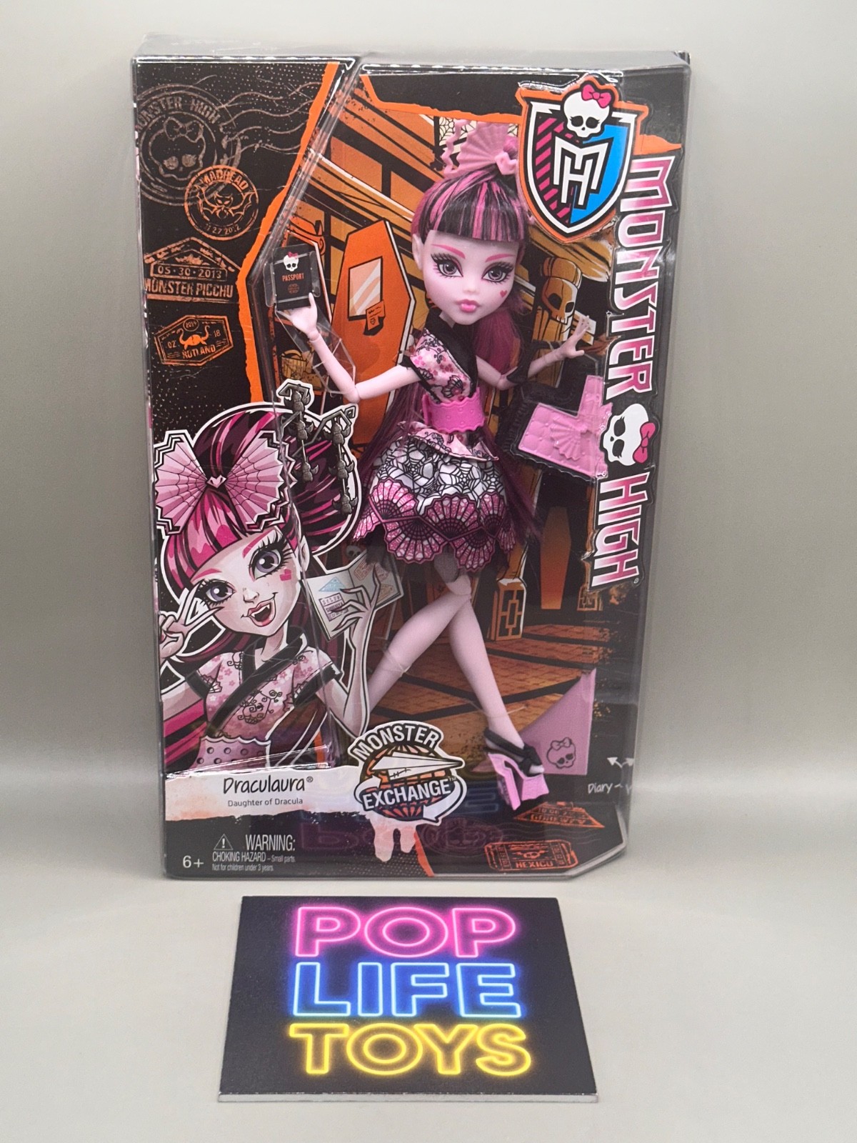 RARE 2014 Mattel Monster High “Monster Exchange Draculaura” #CDC35 *NRFB*