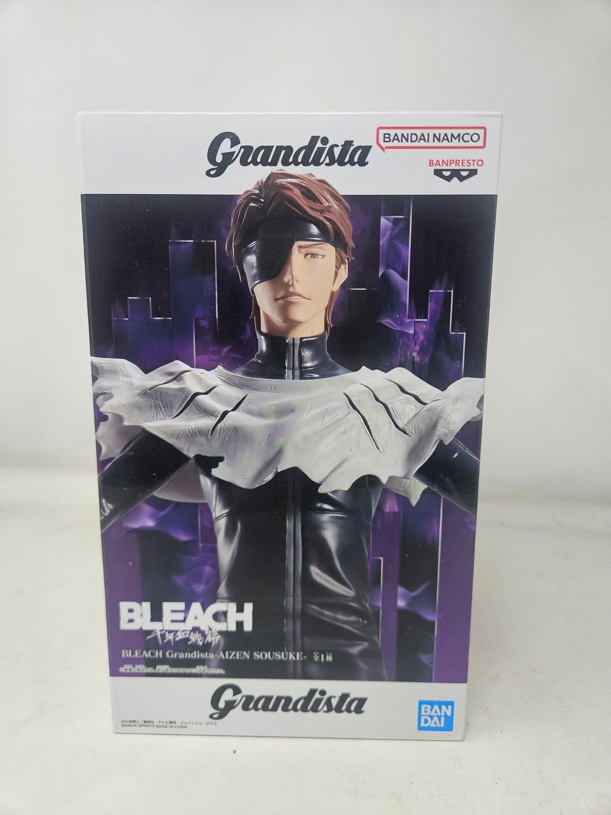 BANPRESTO Bleach Grandista Aizen Sousuke PVC Anime Figure Boxed US Seller