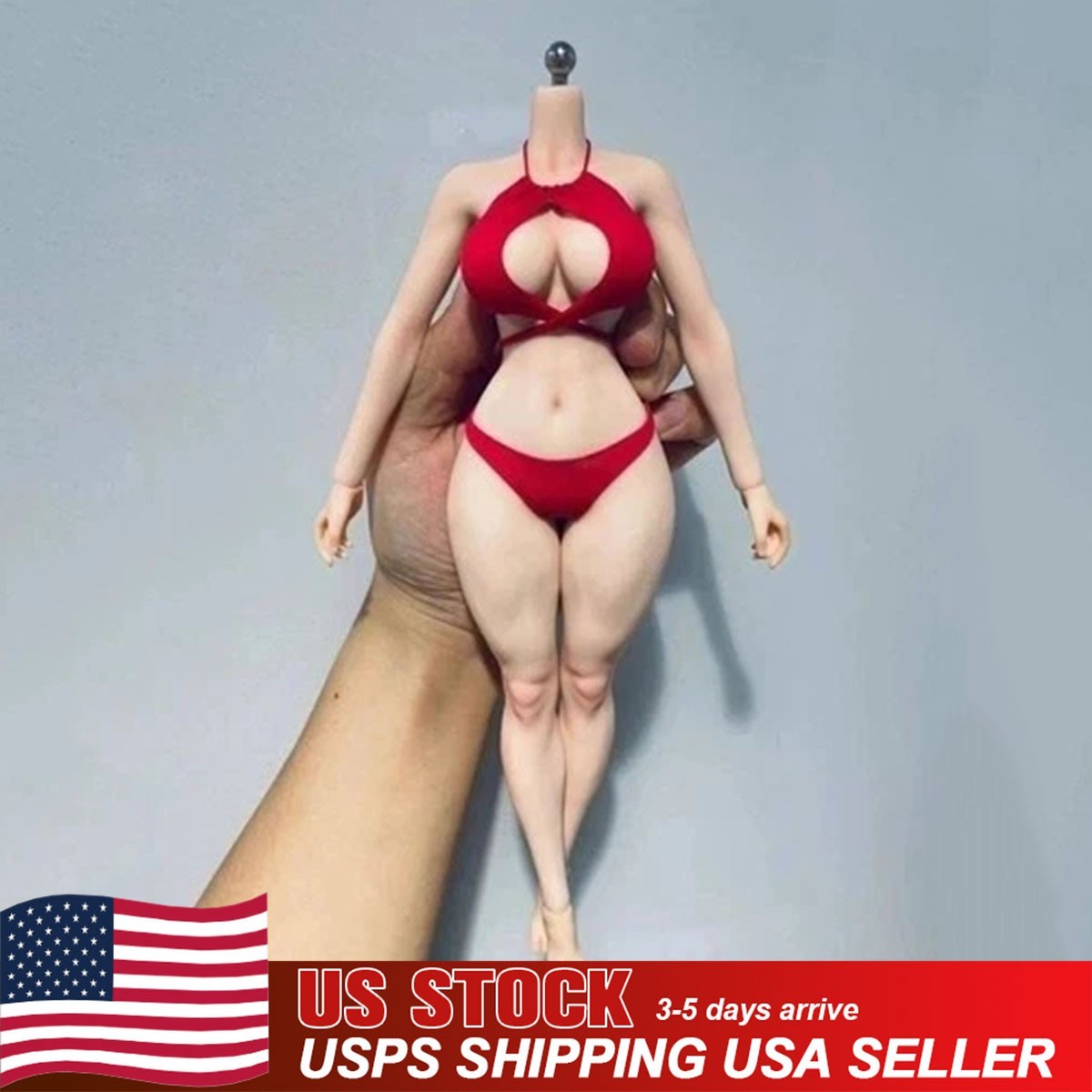 US VERYCOOL VCD-03B 1/6 Female Big Bust Body 12'' Normal Skin Action Figure Doll