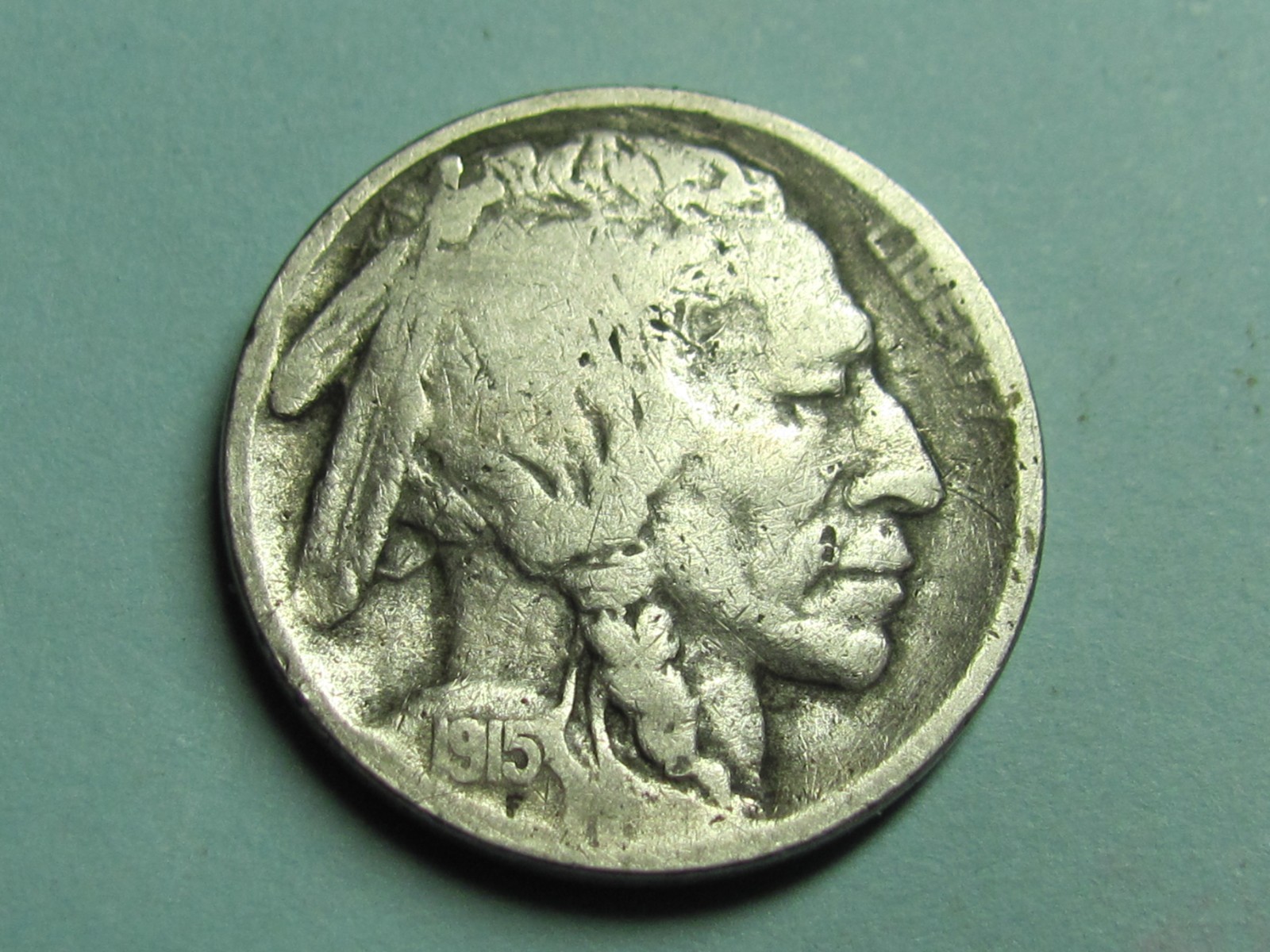 1915-S  BUFFALO NICKEL  NICE  GRADE TOUGH DATE
