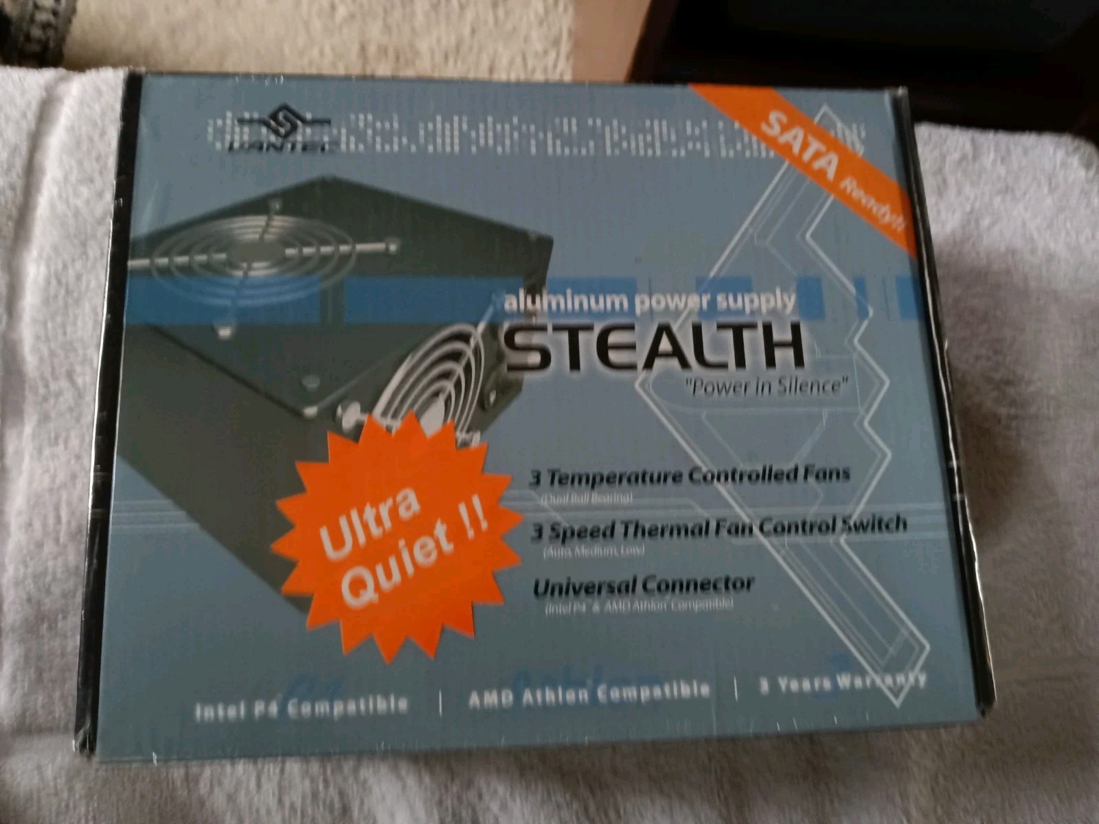 VANTEC ALUMINUM POWER SUPPLY STEALTH VANTEC ALUMINUM POWER SUPPLY STEALTH