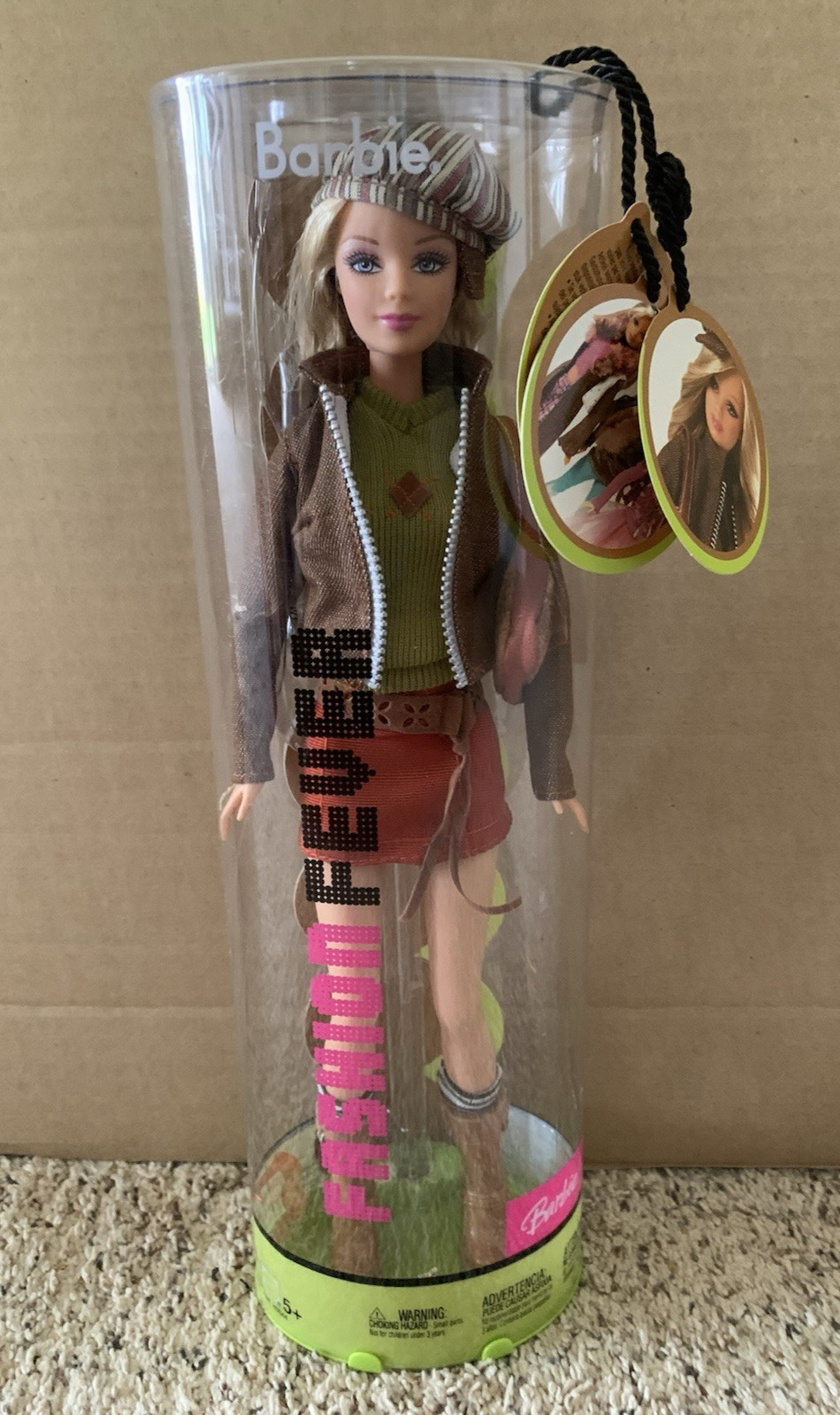 2004 Mattel Barbie Fashion Fever Barbie H0644/H0646-0708HL NRFB
