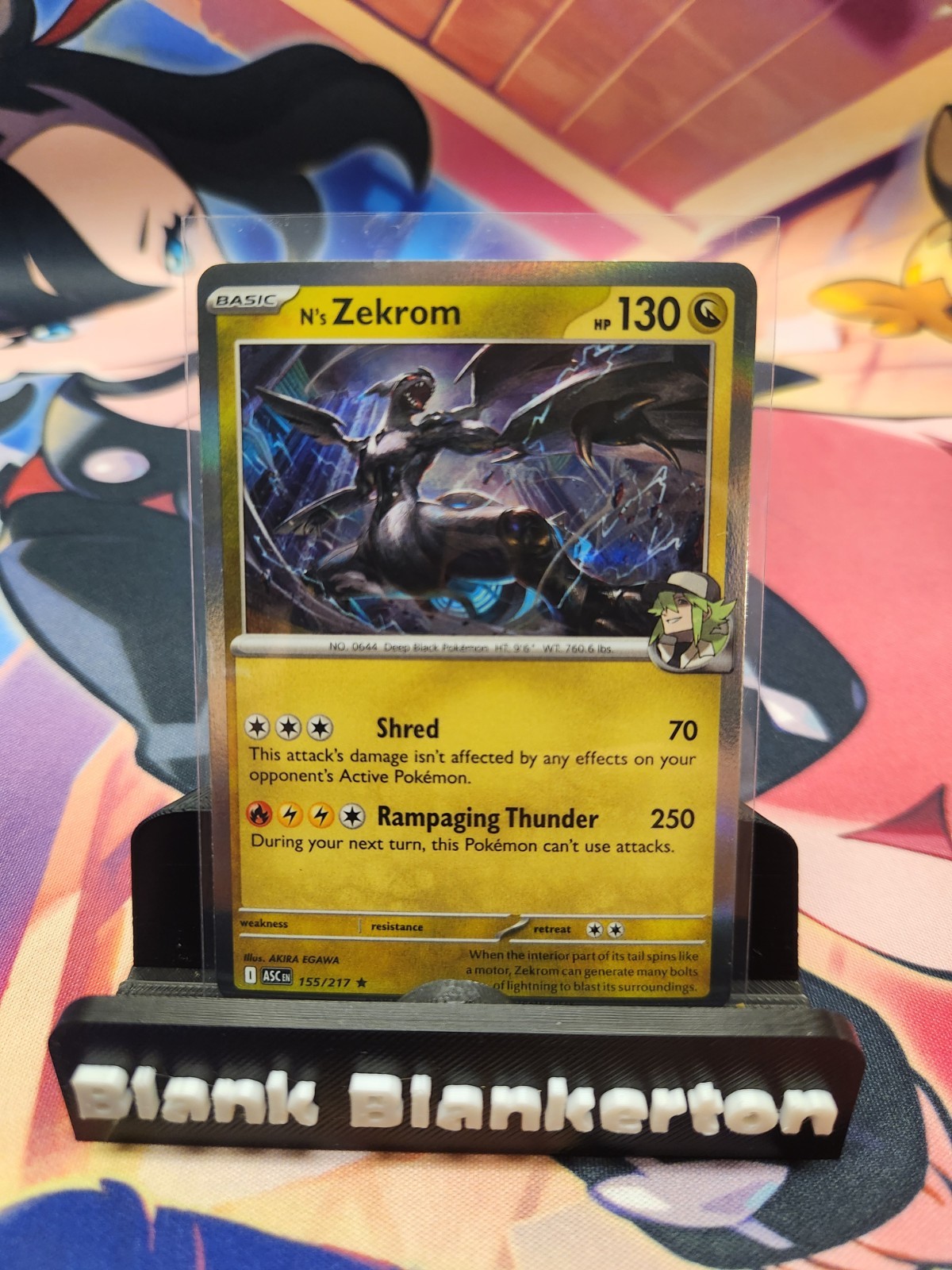 Pokemon TCG N's Zekrom 155/217 ME2.5 Ascended Heroes Holo Rare Pokemon TCG N's Zekrom 155/217 ME2.5 Ascended Heroes Holo Rare
