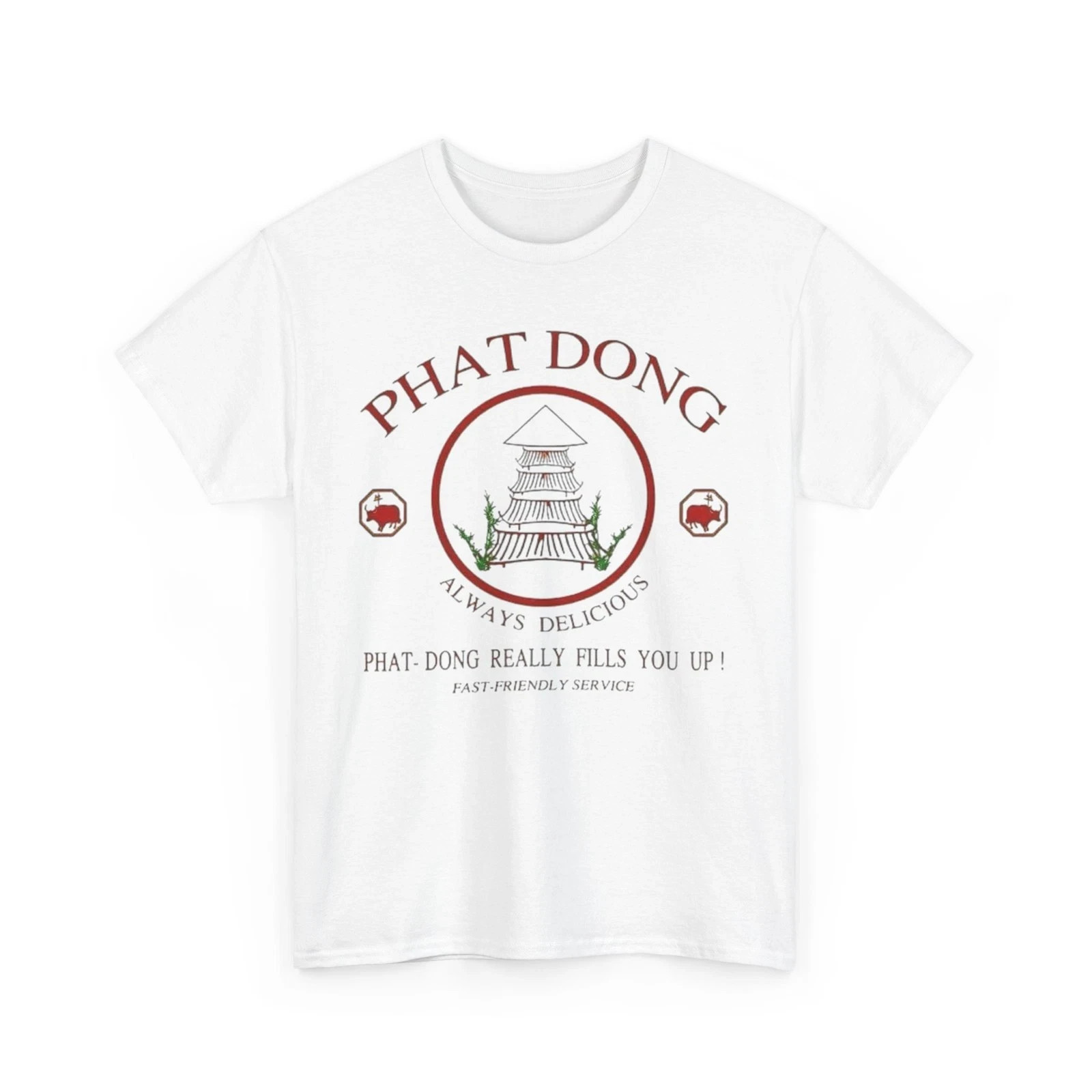 Phat Dong Funny Chinese Food Graphic T-Shirt Gift NEW Unisex Heavy Cotton Tee 
