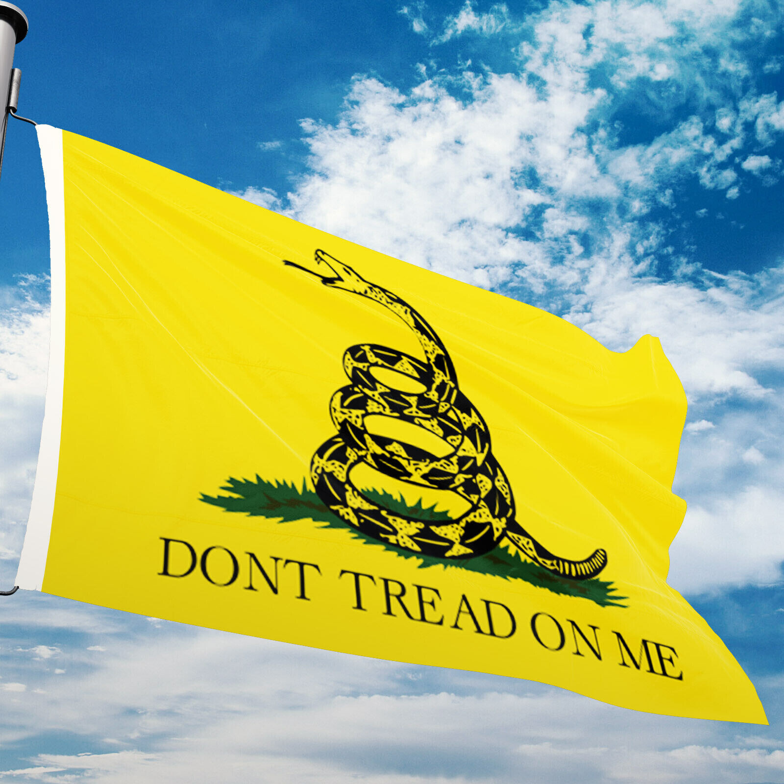 3x5 Gadsden Don't Tread on Me Flag 3'x5' House Banner grommets Super polyester 3x5 Gadsden Don't Tread on Me Flag 3'x5' House Banner grommets Super polyester
