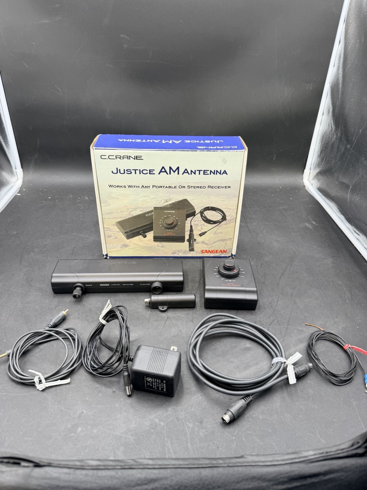 C. Crane Justice AM Antenna - Black AM Band Radio Antenna, Antenna Type C. Crane Justice AM Antenna - Black AM Band Radio Antenna, Antenna Type