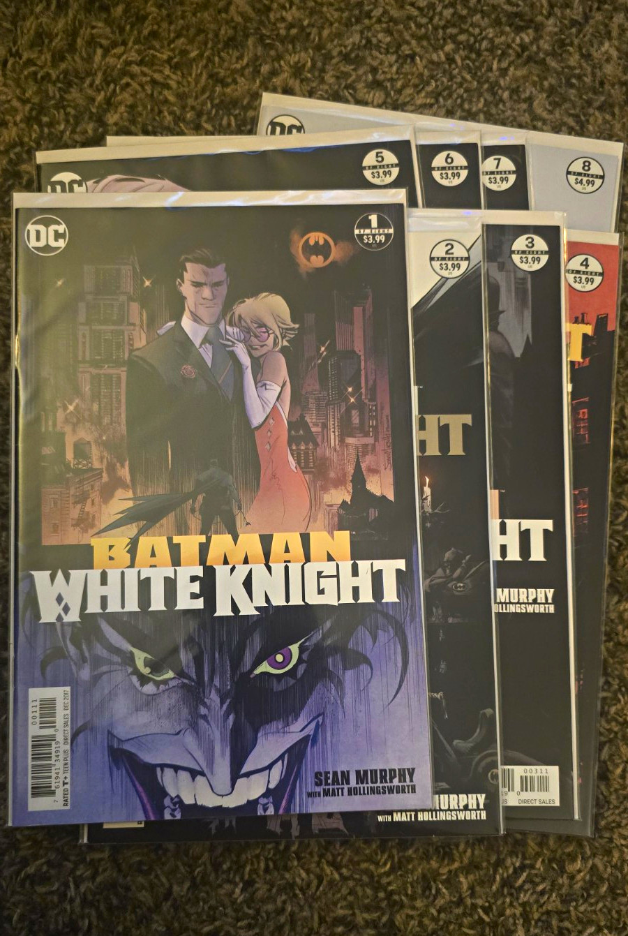 Batman White Knight #1-8 1st Prints DC Comics Sean Murphy