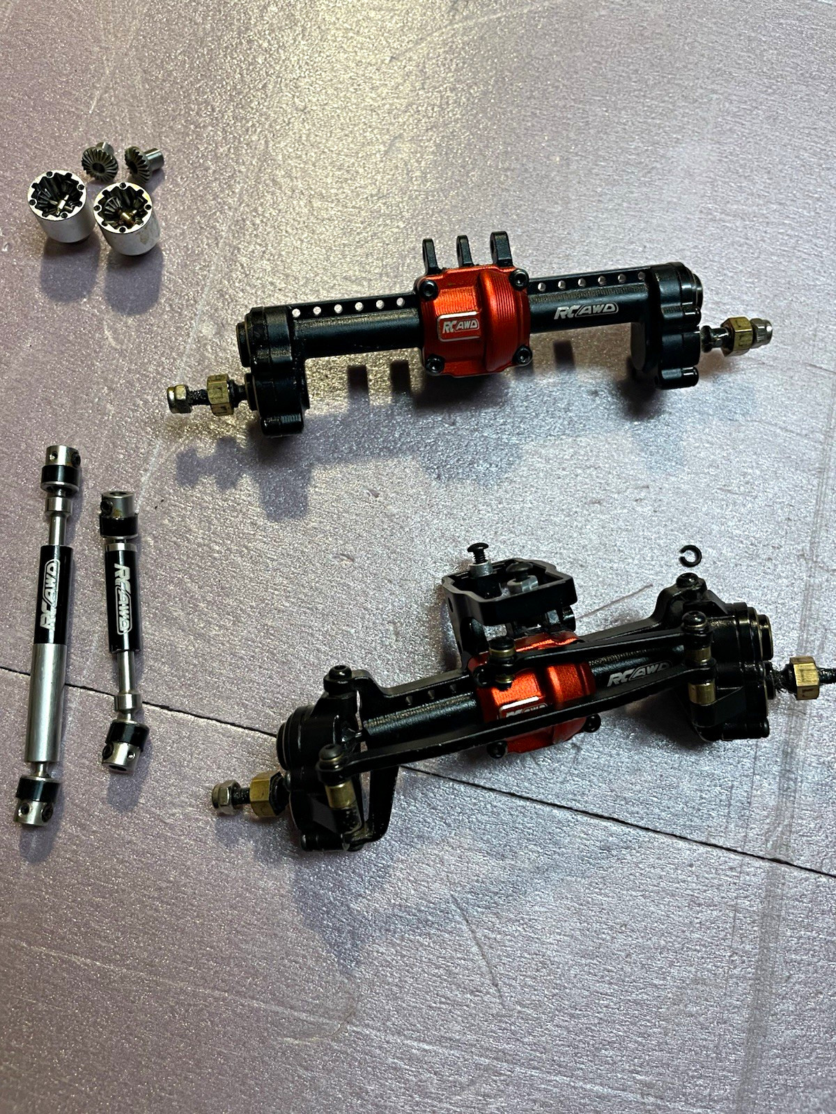 RCAWD RC Portal Axles Traxxas TRX-4M Drivetrain Parts Spool Locker Driveshaft RCAWD RC Portal Axles Traxxas TRX-4M Drivetrain Parts Spool Locker Driveshaft